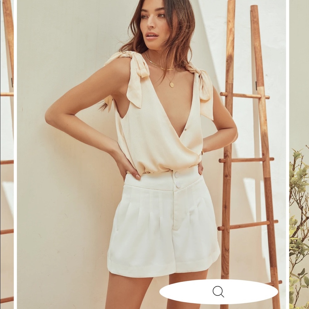 Vici drape tie bodysuit - Small